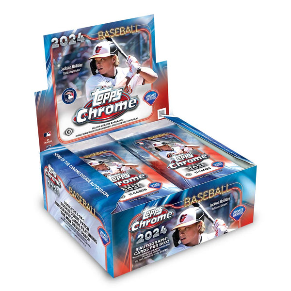 2024 Topps Chrome Update Series Baseball Jumbo - 8 Box Case