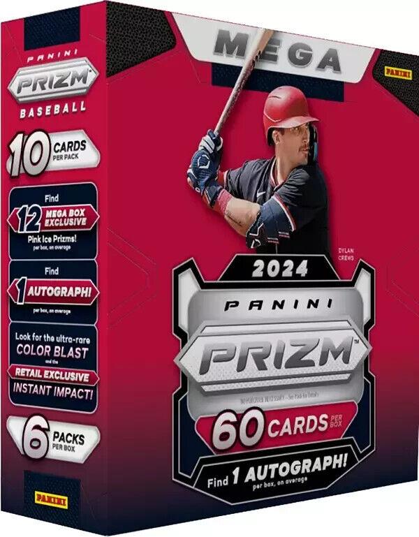 2024 Panini Prizm Baseball Mega Box (Pink Ice)