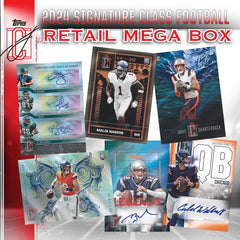 2024 Topps Signature Class Football - Retail Mega Box