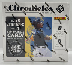 2021 Panini Chronicles Baseball Hobby Box